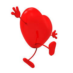 Image showing Person Heart Indicates Health Check And Care