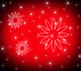 Image showing Stars Floral Means Florist Blooming And Flowers