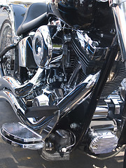 Image showing Engine of motorcycle