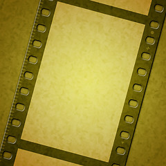 Image showing Yellow Background Indicates Camera Film And Backdrop