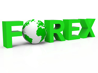 Image showing Forex Globe Indicates Foreign Exchange And Broker