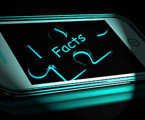 Image showing Facts Smartphone Displays True And Honest Answers