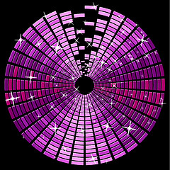 Image showing Technology Tech Represents Cdr Purple And Dvd