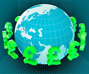 Image showing Forex Globe Represents Exchange Rate And Currency