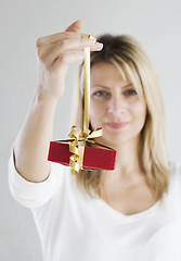 Image showing holding present