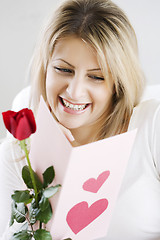 Image showing happy woman