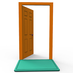 Image showing House Doorway Means Doorways Household And Residence