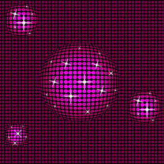 Image showing Sphere Pink Indicates High Tech And Abstract