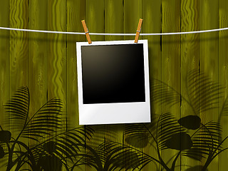 Image showing Photo Frames Means Blank Space And Background