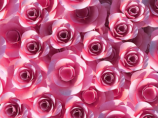 Image showing Background Roses Shows Template Romance And Bloom