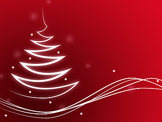 Image showing Xmas Tree Shows New Year And Design