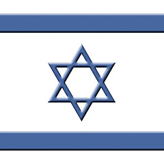 Image showing Israel Flag Indicates Middle East And Destination