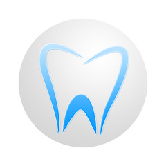 Image showing Tooth Icon Represents Dentist Icons And Dentistry