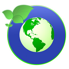 Image showing Eco Friendly Means Go Green And Earth
