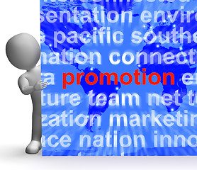 Image showing Promotion Word Cloud  Sign Shows Discount Bargain Or Markdown