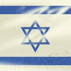 Image showing Israel Flag Represents Country Jew And Patriotism
