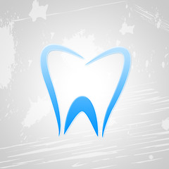 Image showing Tooth Icon Means Cavity Dentistry And Care