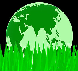 Image showing Nature Global Indicates Natural Globally And World