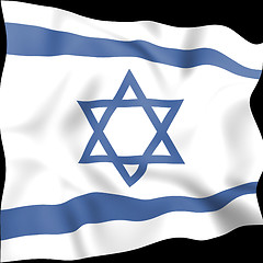Image showing Israel Flag Indicates Middle East And Countries