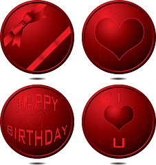 Image showing birthday button