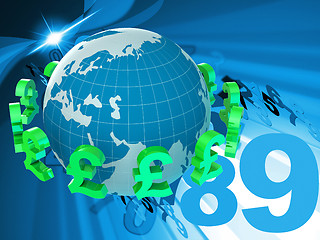 Image showing Pounds Forex Represents Foreign Currency And Fx