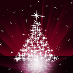 Image showing Xmas Tree Means New Year And Christmas