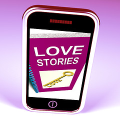 Image showing Love Stories Phone Gives Tales of Romantic and loving Feelings
