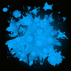 Image showing Paint Blue Represents Colours Painted And Backgrounds