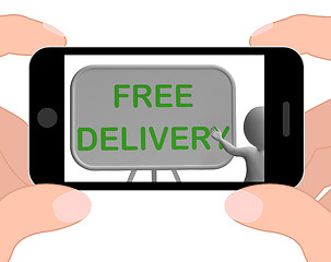 Image showing Free Delivery Phone Shows Postage And Packaging Included
