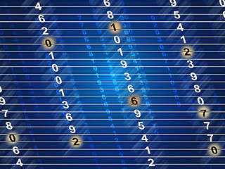 Image showing Digital Communication Indicates High Tec And Chatting