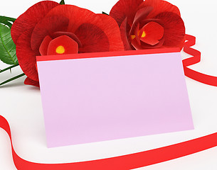 Image showing Gift Card Indicates Find Love And Affection