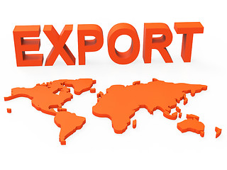 Image showing World Export Shows Trading Exporting And Exportation