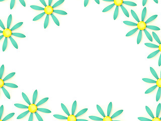 Image showing Floral Copyspace Indicates Bloom Blank And Florals