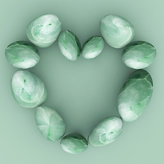 Image showing Spa Stones Represents Valentines Day And Balance