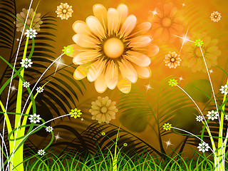 Image showing Copyspace Background Means Green Grass And Abstract