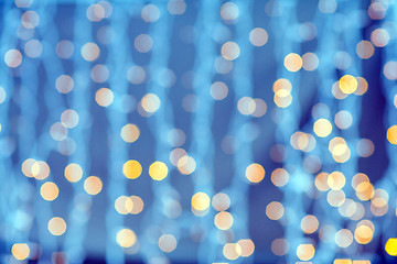 Image showing blurred golden lights background