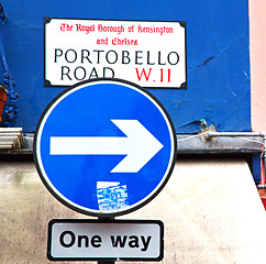 Image showing  icon signal street in london    transport      