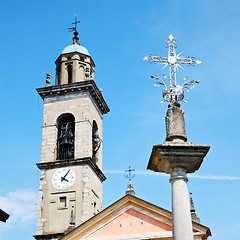 Image showing monument old architecture in italy europe milan religion       a