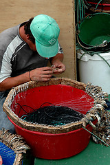 Image showing professional fisherman