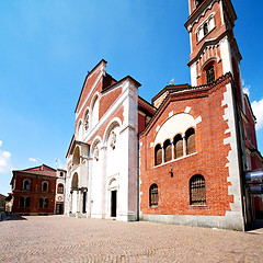 Image showing  exterior old architecture in italy europe milan religion       