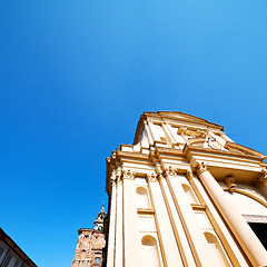 Image showing building old architecture in italy europe milan religion       a