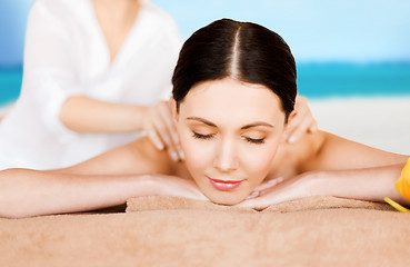 Image showing woman in spa