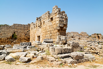 Image showing  in  perge old   asia turkey   the roman 