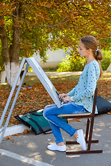 Image showing Young artist