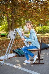 Image showing Young artist