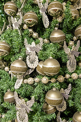 Image showing Christmas tree detail