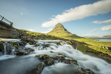 Image showing Kirkjufell mountain in Iceland