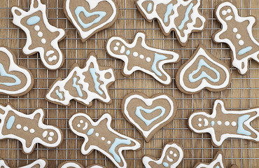Image showing Beautiful gingerbread cookies \r