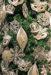 Image showing Christmas tree detail