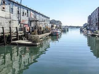 Image showing harbor scenery in Portland